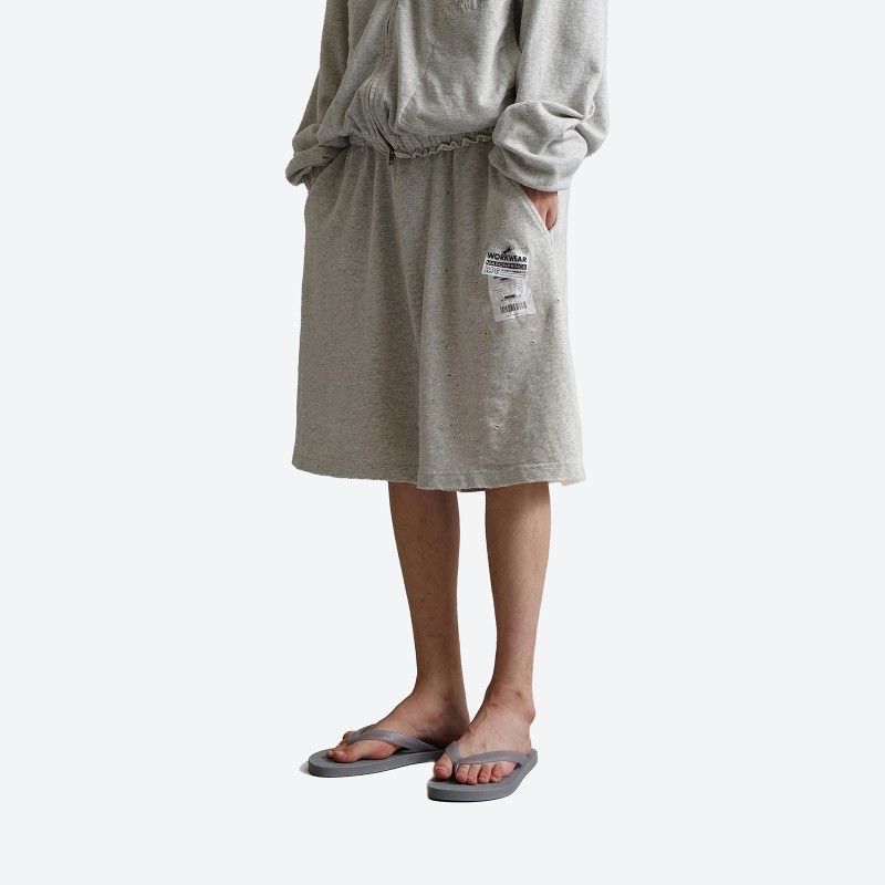 Receipt Ripped Shorts